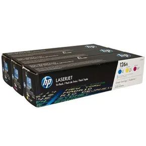 HP originál toner CF341A, CMY, 1000str., HP 126A, HP LaserJet+, N, 900g, 3ks, O